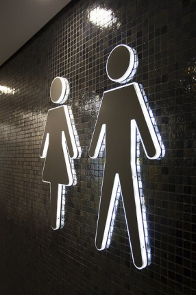 Illuminated toilet signs | Flickr - Photo Sharing! www.stocksigns.co.uk